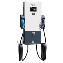 EVlink laddstation - Fast Charge AC 22kW/ DC 24kW med CHAdeMO och CCS Combo-uttag 2