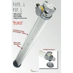 Explosionssäker LED-armatur för zon 1,, typ FLF-101L (19W, 1900 lm, 91 lm/W) CORTEM