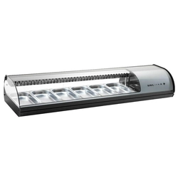 Expositor Refrigerado para Sushi 10x Gn 1/3 Prata Sayl Vs10a