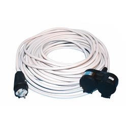 Extension cord H05VV-F 3g2,5 White WITH SPLITTER on 2 socket 20m