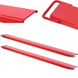 Extensões para garfos de empilhadeira abertos 125 x 60 mm comprimento 1830 mm - 2 unid.