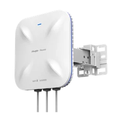 Extern riktad åtkomstpunkt AX6000, Wi-Fi 6, 1x RJ45 2.5G, 1x SFP, PoE IN, Cloud Management - Ruijie RG-RAP6260(H)-D