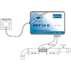 EZV 15 D 1/2&quot; Sähkömagneettinen elektroninen vedenpehmennin