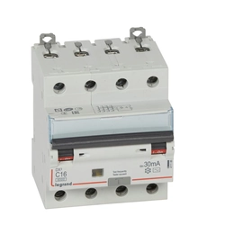 Earth leakage circuit breaker P314 4P c 16A 30MA AC TYPE DX3