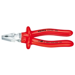 Combination pliers Insulated universal pliers with increased gear KNIPEX 02 07 200