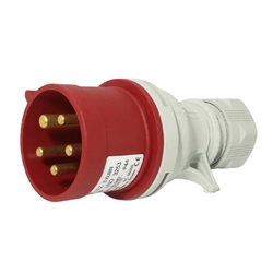 Industrial plug IVN 3253 400V, IP44, 32A, 5-pole (SEZ IVN 3253)