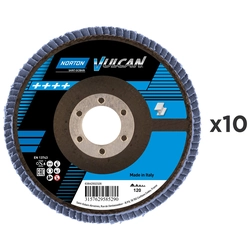 Flap disc 120 Norton Vulcan R842 125 x 22 mm (10 pieces)