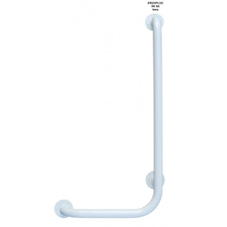 Corner handrail for the shower 40x80 cm Ergoplus, left version, white