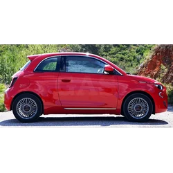 FIAT 500e - CHROME strips for decorative chrome side doors