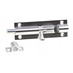 Narrow profile latch 75X25X0.9MM SILVER