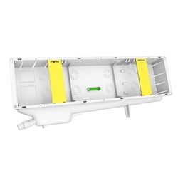 Concealed box for air conditioner indoor unit Tecnosystemi, Elisyum Hydronic Elite with drainage 528x140x67
