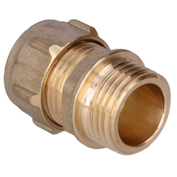 Straight connector, STANDARD 15 x 1/2 CONEx