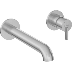 Deante Silia concealed washbasin tap, brushed steel - Additionally, 5% DISCOUNT on the code DEANTE5