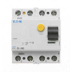 Proudový chránič (RCCB) Eaton 286504 DIN lišta AC AC 50 Hz IP20