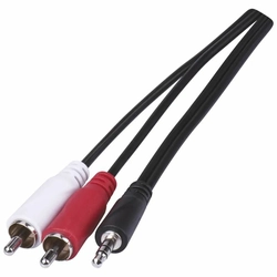EMOS Jack cable 3.5mm-2RCA 1.5m