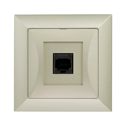 Computer socket p / t 8pin clamp krone LSA +, with a frame - sand