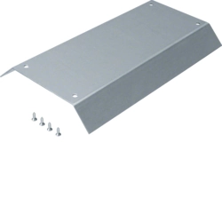 Cover on-floor duct Hager AKB41500402 Cover double-sided bevelled Standard Steel