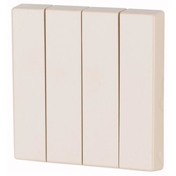 Control element/cover plate for domestic switching devices Eaton 173008 Beige Plastic IP20