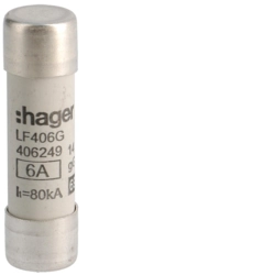Cylindrical fuse Hager LF406G 14x51 mm AC aM (switchgear protection)
