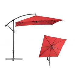 Hanging garden umbrella 2.5 x 2.5 m, red