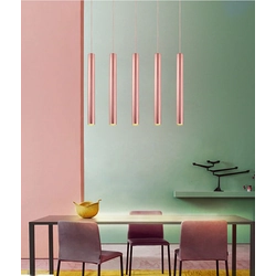 LEDsviti Pink LED hanging thin lamp 5W 20cm 4000K (12952)