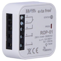 Recessed radio receiver 1-kanałowy Type:ROP-01