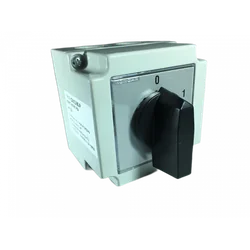 Switch 12A 4kw 0-1 ON-OFF 3 poly IP54 with industrial cam applied cassette