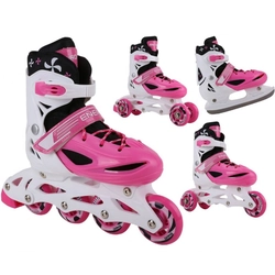 Roller skates 4W1 Energy 30-33 PINK #H1 VK1