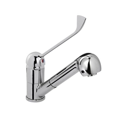 Sink faucet with pull-out shower | 230 mm spout