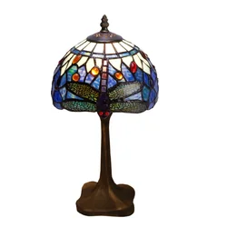 Viro Bell table lamp Blue Zinc 60 W 20 x 37 x 20 cm