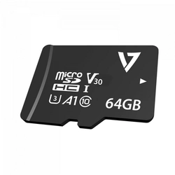 64GB microSDHC V7 Memory Card CL10 U3 V30 A1 + Adapter (VPMD64GU3)