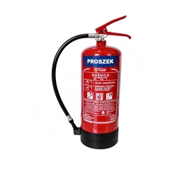 Powder fire extinguisher GP4x ABC - with a POWDER sticker