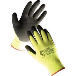 PALAWAN gloves nylon knit with latex size 10 yellow 8591806521919