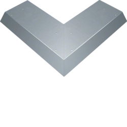 Cover on-floor duct Hager AKBA1500701V Cover one-sided bevelled Outer corner Steel