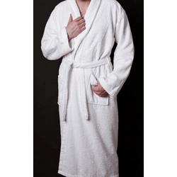 White hotel bathrobe LORA