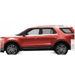 Faixas laterais das portas Ford Explorer 2011-2019 PRETAS