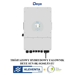 FALOWNIK HYBRYDOWY DEYE SUN-8K -SG04LP3-EU 3-FAZOWY, WIFI +3xCT W CENIE 