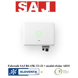 FALOWNIK SAJ R6-15K-T2-32 AFCI, 3- fazowy 15000W, AFCI, moduł komunikacyjny eSolar AIO3 ( WiFi+Ethernet)