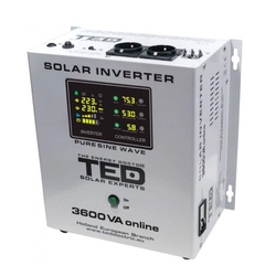 Falownik solarny od 48V do 230V 5100VA/3500W Sinusoida MPPT TED003898