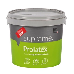 Farba lateksowa do ścian i sufitów matowa KABE PROLATEX  SUPREME 5L BAZA A