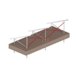 fascicul transversal Enerack, L=3095, ERK-35JL-3095