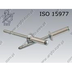 Rivet flat one-sided ISO 15977 Al / St 5x45