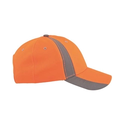 ARDON®TWINKLE baseball cap with reflex. stripes orange