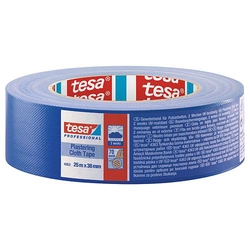 Textile tape, blue, 38mm x 25m, Tesa Pro Plastering