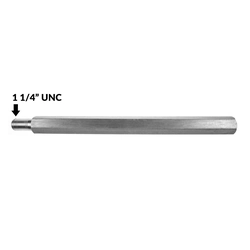 1 1/4 "UNC 500 mm TITANIUM aluminum extension