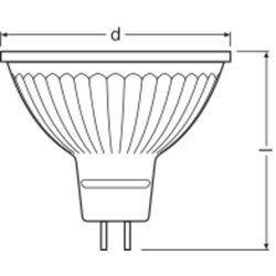 LED-lamp/Multi-LED Ledvance 4058075431430 AC/DC 90-100 Reflector Neutral white 3300-5300 K GU5.3