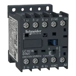 LC1K1601P7 contactor 230V AC 16A 1NZ SCHNEIDER