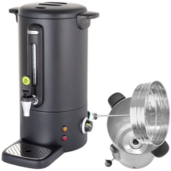 Warnik coffee heater with non-drip tap black Concept Line 10 l - Hendi 211458