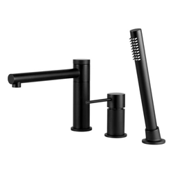 Bathtub faucet 3 hole Corsan Lugo black CMB7542BL