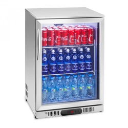 138L beverage cooler, stainless steel